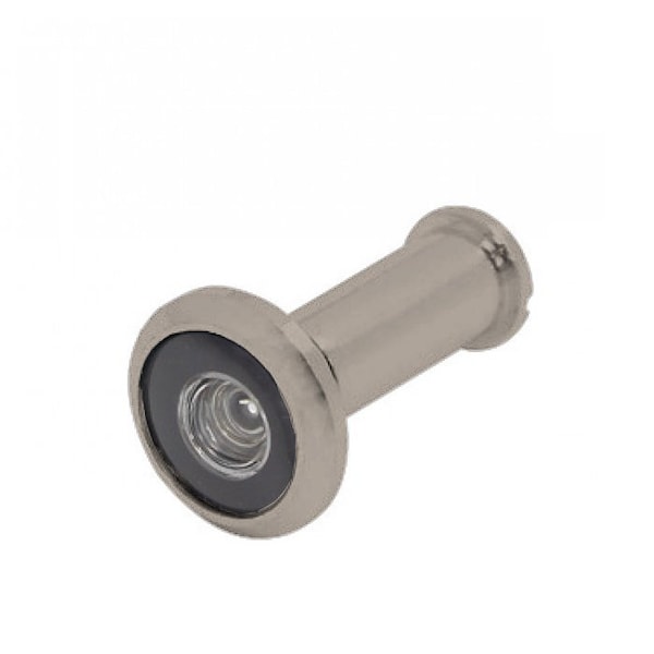Cal-Royal 180 Degrees Brass Door Viewer, 1/2 Bore, Plastic Lens, for 1-3/8 to 2 Thick Doors, US15 Satin DV91-15 - main